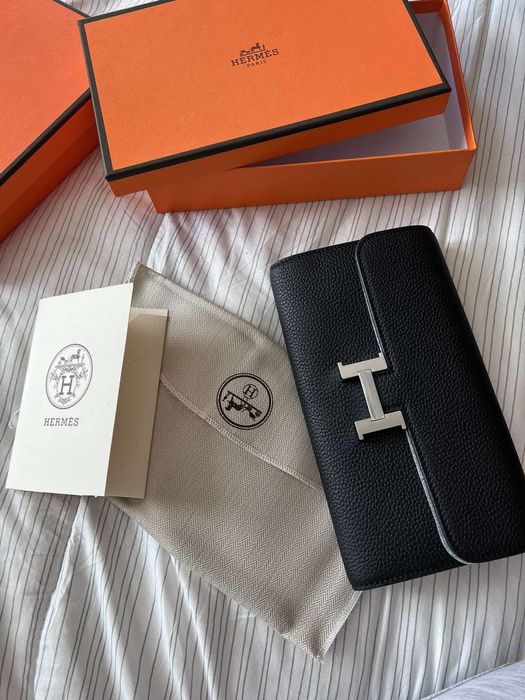 Хермес голям портфейл Того кожа