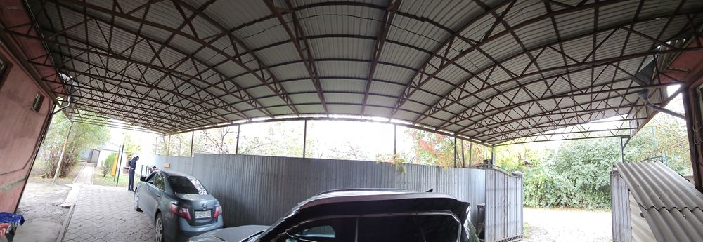 Навес. Готовые фермы