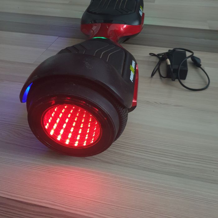 Hoverboard FreeWheel Glow Profesional Roti MARI corp din DUR ALUMINIU