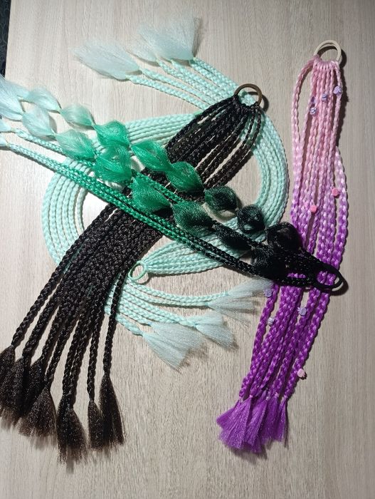 Косички на резинке