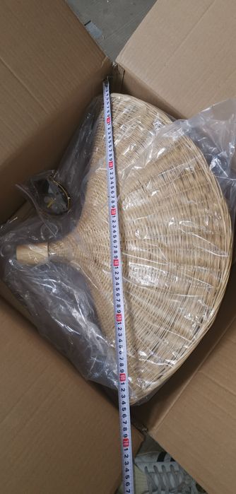 Висящо осветителни тела от ръчно тъкан ратан