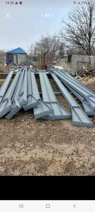 Vând hală metalică 11x28x4