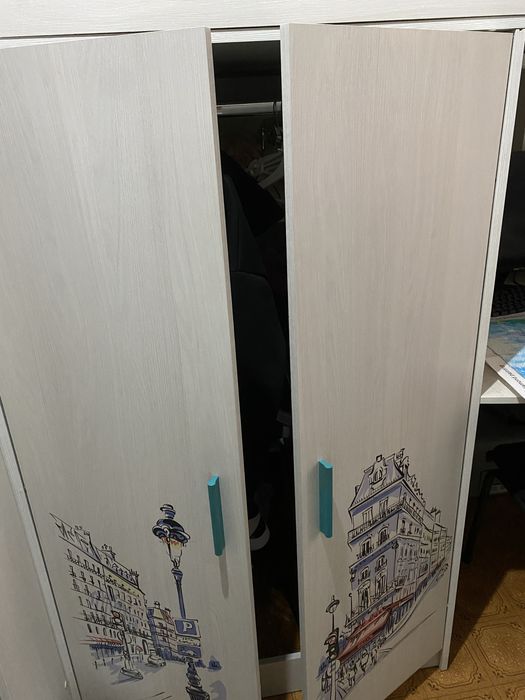 Детский гарнитур, двухярусная кровать