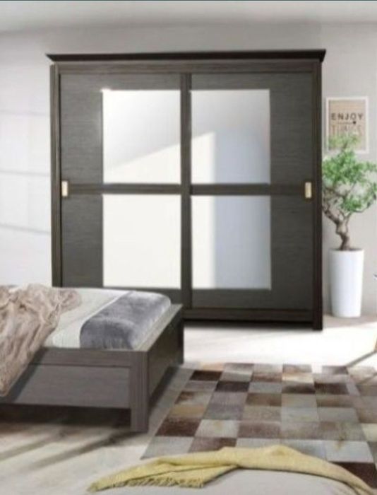 Dulap usi glisante sifonier saigon naturlich mobila lemn dormitor hol