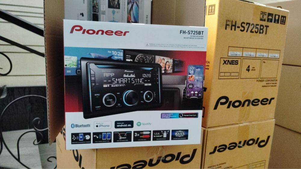 Yangi!Новый!Pioneer FH-S725BT Автомагнитола(725 725bt)
