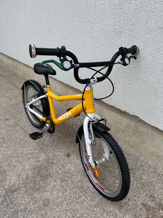 Woom 3 – 16” – bicicletă copii ultraușoară – funcțională – urme utilizare