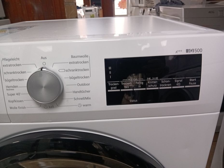 Уникална сушилня с термопомпа Сименс Siemens IQ 500 A+++ 8кг 2 години