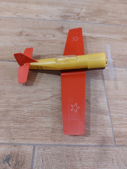 Руска електромеханична играчка - Самолет, СОЦ от 80-те години.