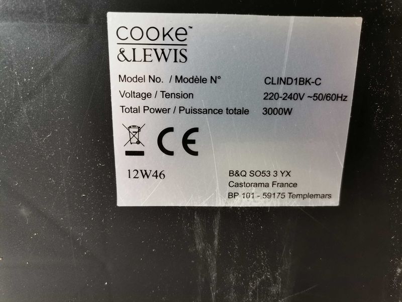 Плот за вграждане (индукционен)-  Cooke & Lewis