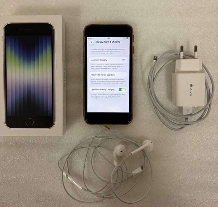 iPhone SE 2022 3gen. 64GB, Starlight (бял)