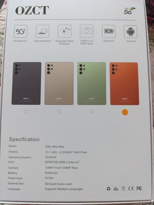 Планшет OZCT s26 ultra max