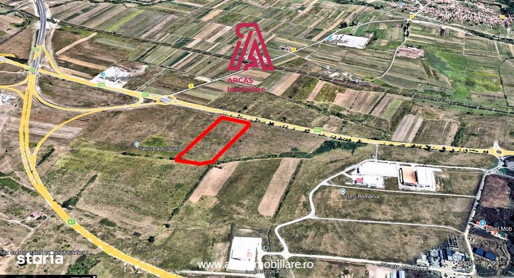 Teren Industrial & Logistic 28.985 mp -Pret: 17 €/m-DN1 - Selimbar!