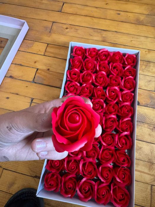 Trandafiri Din Sapun pentru buchete sau aranjamente