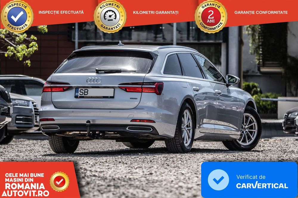 Audi A6 Limuzina 3.0 Mild Hibrid Quattro 231cp Piele AppleCar LineA ACC LED WideScreen