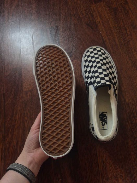 ВАНС классические ШАХМАТНАЯ ДОСКА (VANS Classic Slip-On Checkerboard)