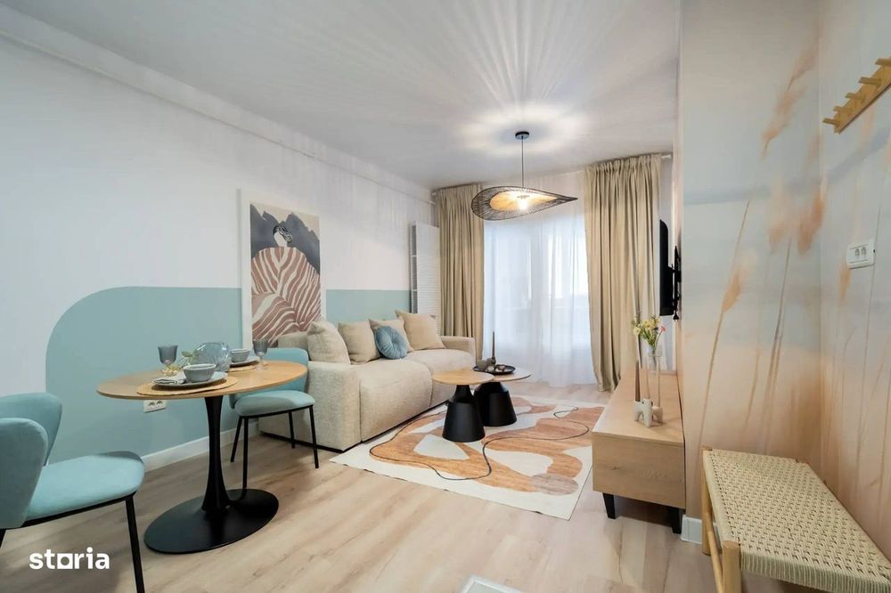 Apartament 2 Camere Tip Studio | Design Luminos| Militari Residence