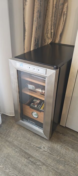 Humidor trabucuri Klarstein El Prezidente, 23l, 45w, lemn fag