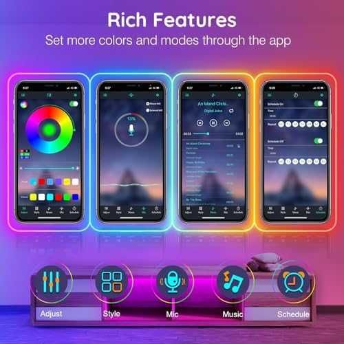 AILBTON RGB неон LED лента 30м App IP65