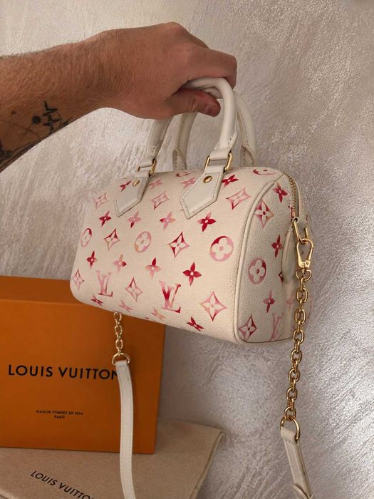 Geantă Louis Vuitton Roz - Alb