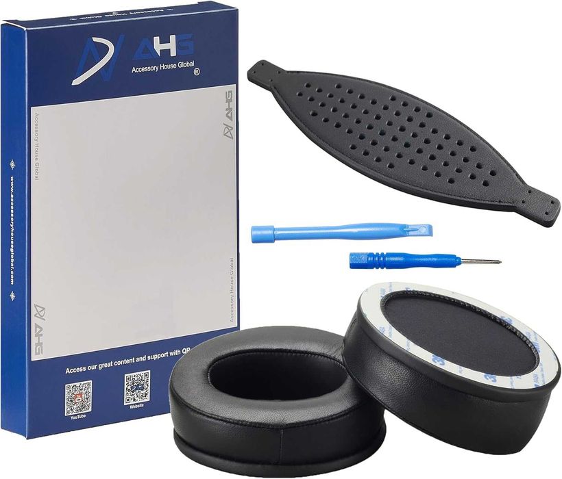 AHG Премиум наушници от овча кожа и лента за глава от телешка кожа