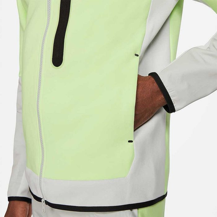 Мъжко горнище Nike Tech Fleece  Light Liquid Lime - размер S