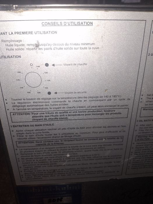 Фритюрник професионален на газ BONETT/ HOBART