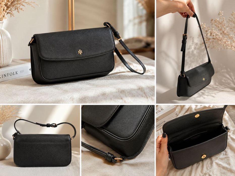 Оригинална чанта Tory Burch – нова, 24 × 13 см