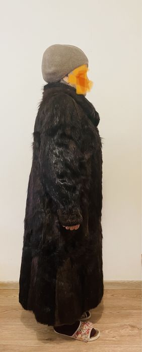 Шуба нутрия, натуральная