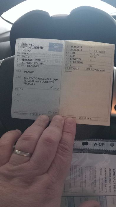 Nissan Note din 2010 Prim Proprietar