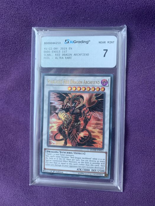 Yu Gi Oh graded cards Cyber Dragon Red-Eyes Black Rose Scarlight red