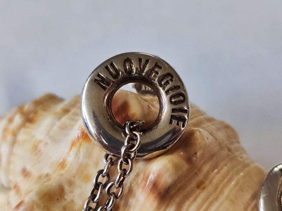 Сребърен комплект гривна с обеци Nuove Gioie