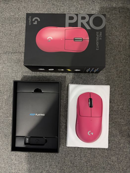 Logitech Superlight 2 Magenta+ Logitech TKL Rapid комбо
