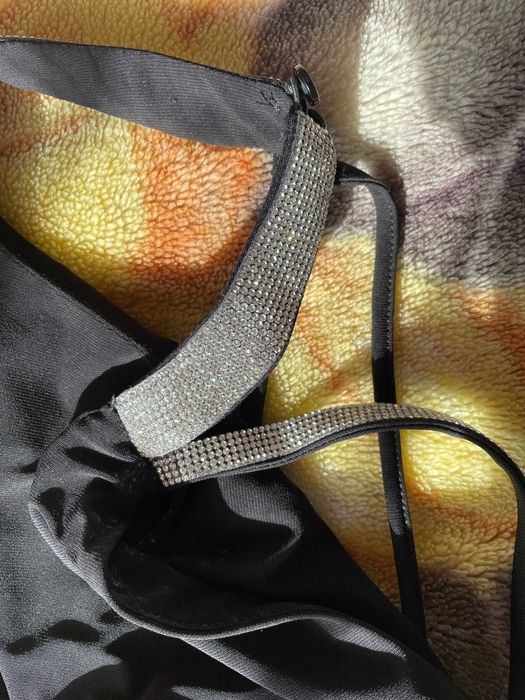 ASOS low back maxi with diamante straps dress, EU 38, UK 10