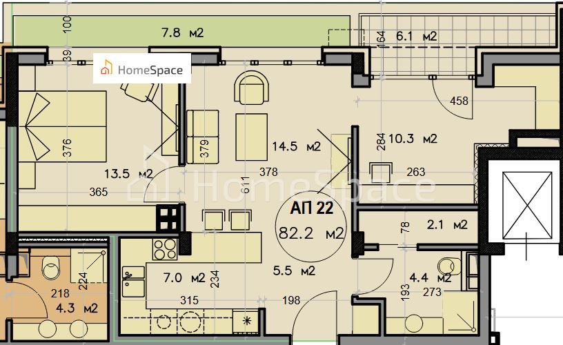 Продава се Двустаен апартамент в София, Овча купел - 93 кв.м за 2229 €/кв.м - Снимка #1