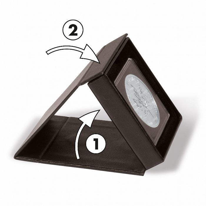 кутия за съхранение на една монета в капсула QUADRUM AIRBOX