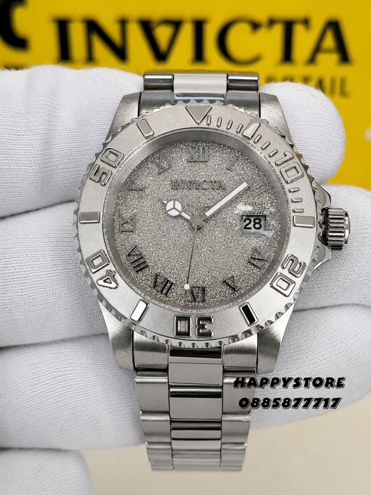 INVICTA Swiss Diamond Silver 40 mm women, Инвикта нов дамски часовник