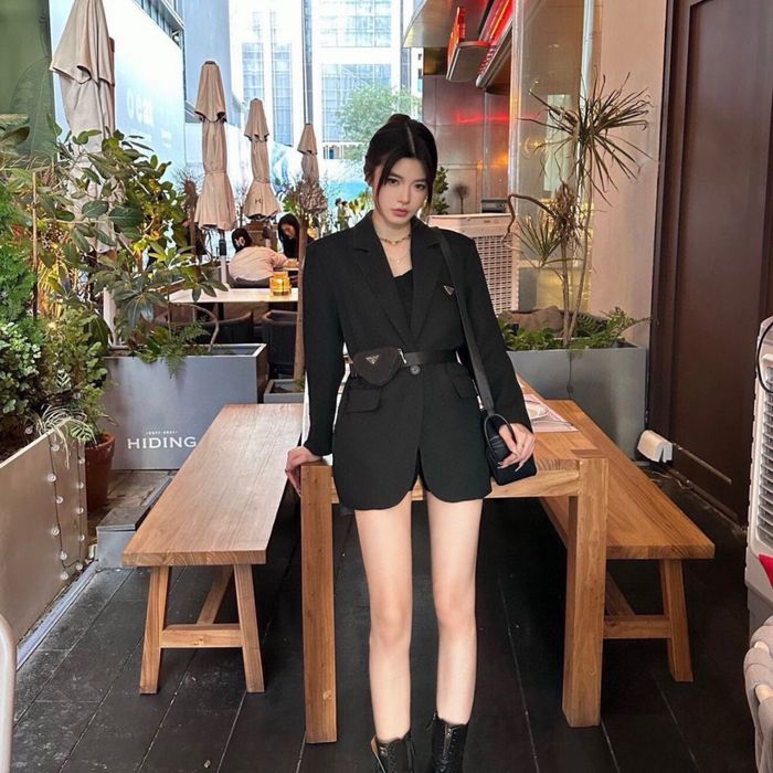 Пиджак с блестками Prada