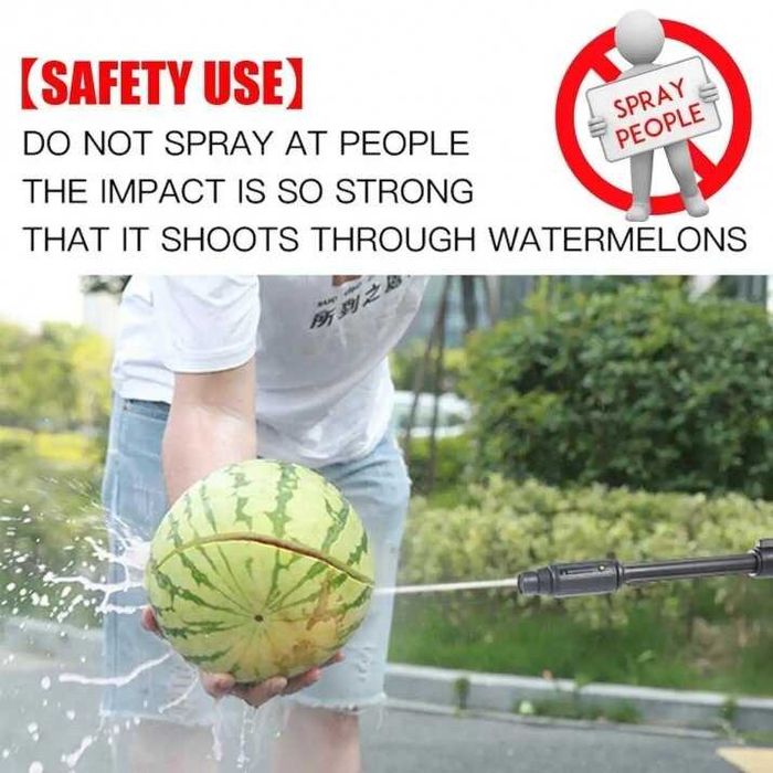 Преносима акумулаторна водоструйка 2000W 90BAR с две батерии