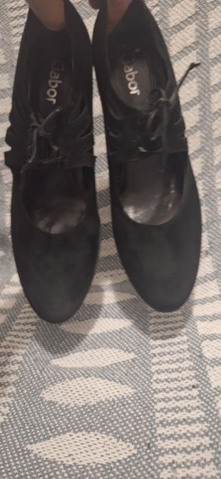 Pantofi Gabor,piele intoarsa,nr 39,5,28 lei