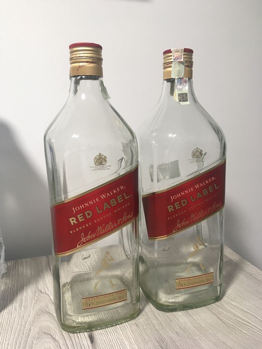 Празни бутилки Johnnie Walker - 1,75 l.