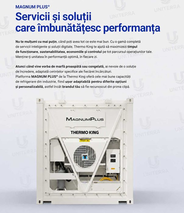 Container frigorific pentru carmangerii abatoare si procesare carne!