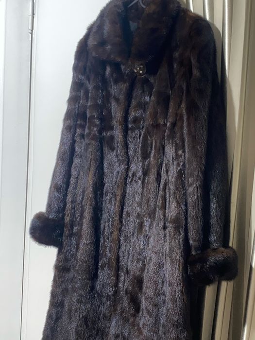Женская норка шуба