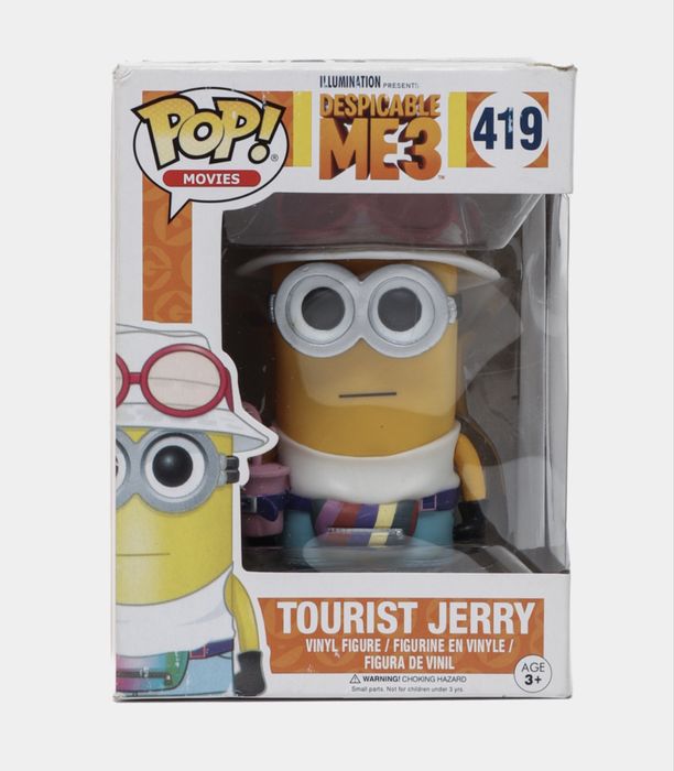 Funko POP в наличии! Гадкий Я 3 - Tourist Jerry №419 (Миньоны)