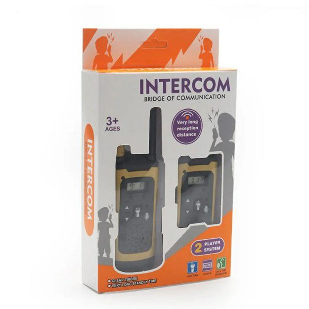 Интерактивная двусторонняя рация для детей "розовый"