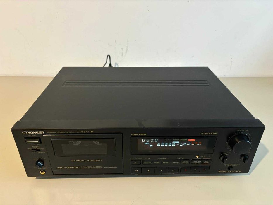 Deck Pioneer CT-S610  3HEAD-Cassette Tape Deck
