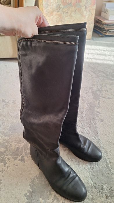 Сапоги высокие демисезонные