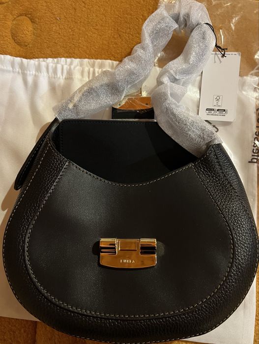 Оригинална кожена чанта Furla "Club 2 S"