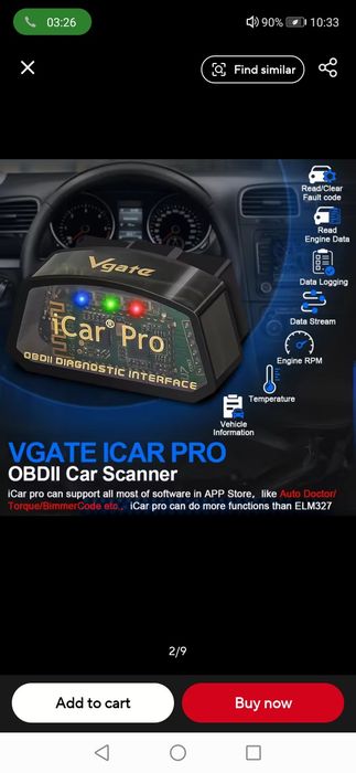 Professional V-Link Vgate iCar-PRO OBDII диагностика за автомобили