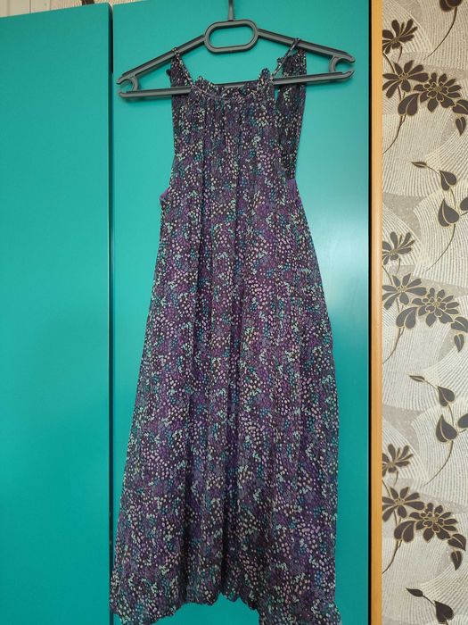 Нежна лилава рокля S.