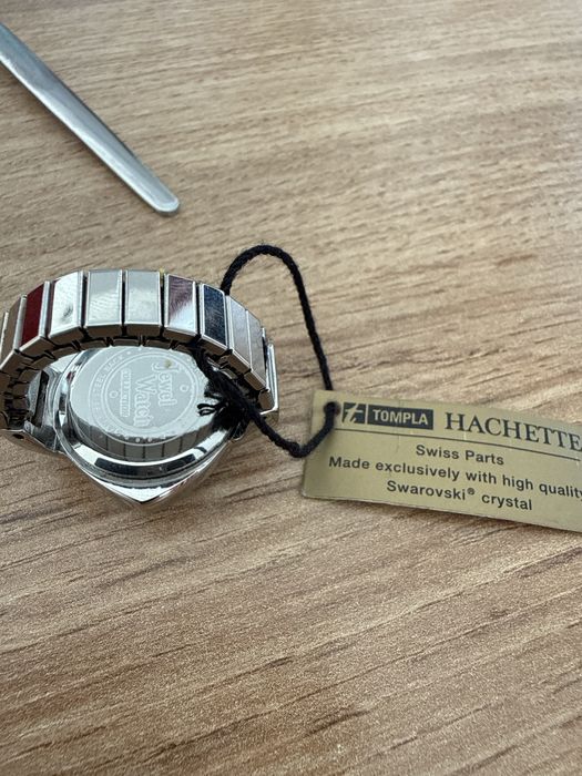 Inel jewel wach cu ceas  nou/swarovski